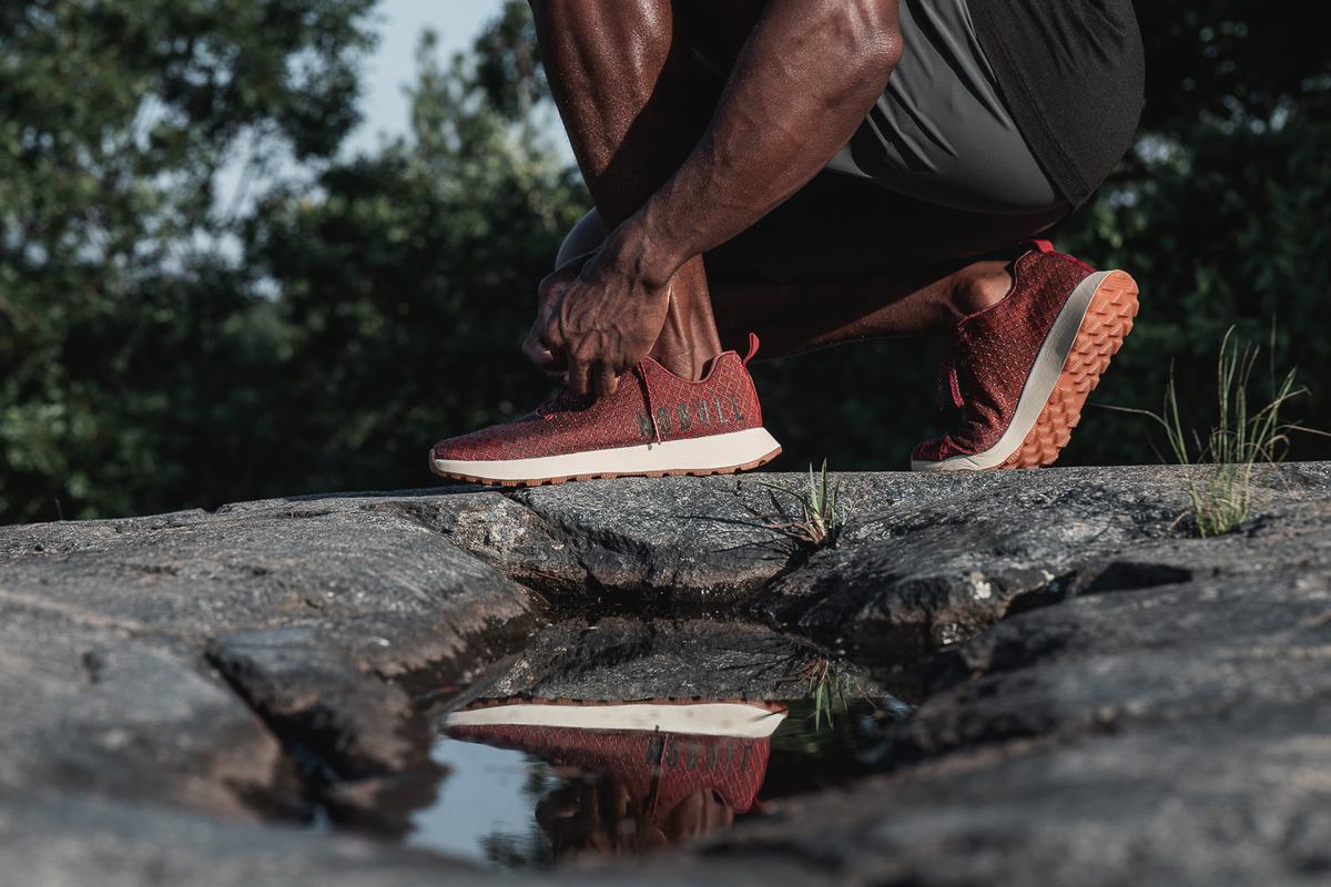 Nobull Matryx® Trail Runner Men's Running Shoes Red | Australia (SH9580)